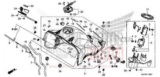 FUEL TANK/FUEL PUMP CRF1000AG de 2016